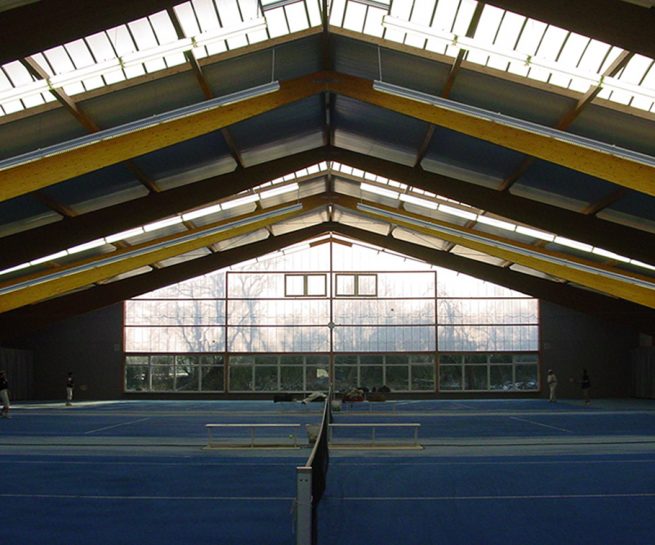 Tennishalle OF-Bieber